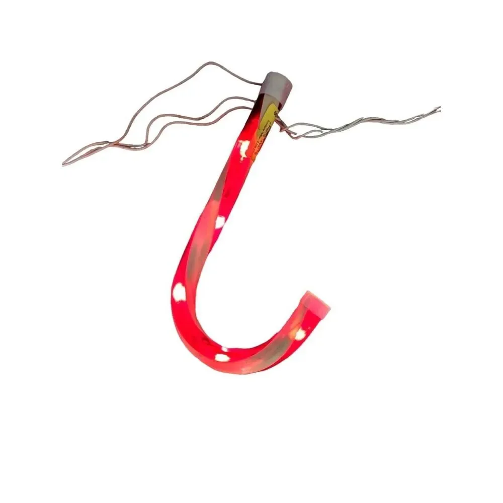 Vintage Lighted Candy Canes Each Candy is 10 Inches Entire Strand is 14 Ft.